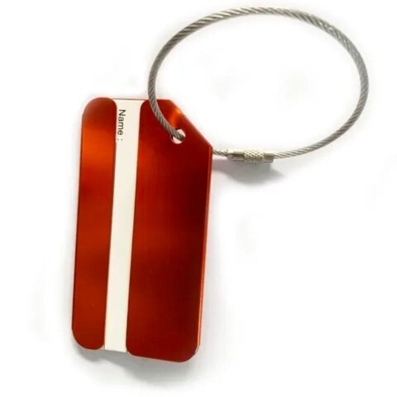 luggage tag for suitcase - Red