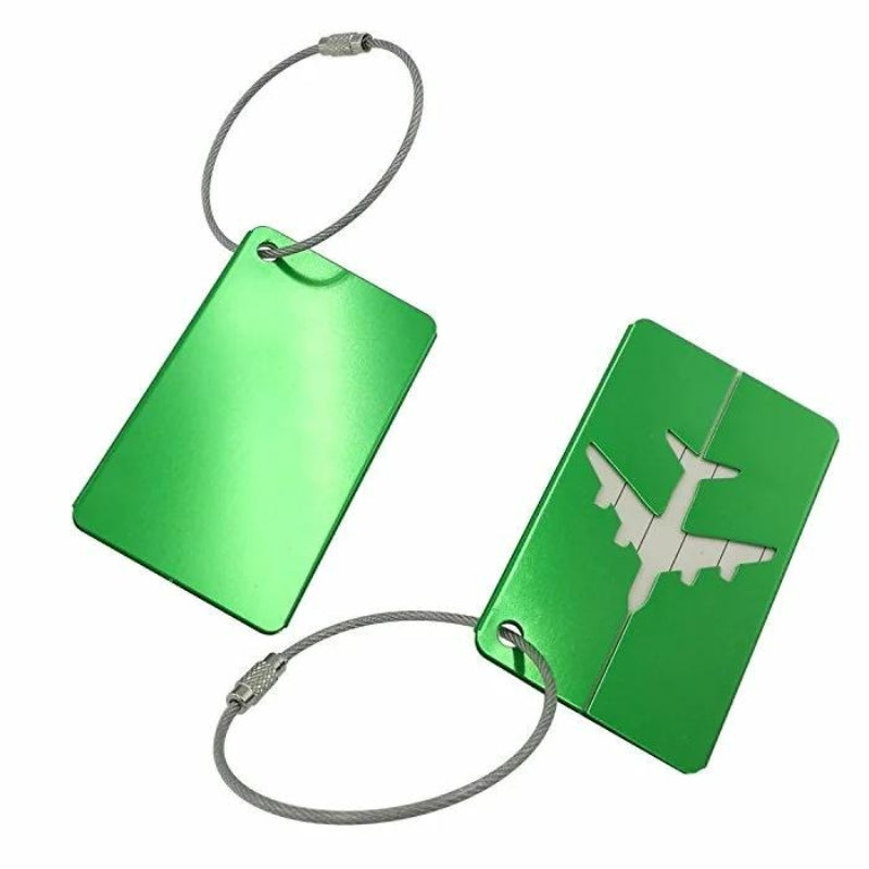 luggage tag holder - Blue - Black - Green - Yellow - Pink - Red - Silver - Brown - Purple - Black with Plane Pattern - Blue with Plane Pattern - Yellow with Plane Pattern - Silver with Plane Pattern - Brown with Plane Pattern - Red with Plane Pattern - Purple with Plane Pattern