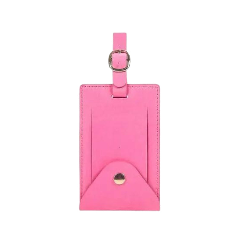 luggage tag for suitcase - Pink