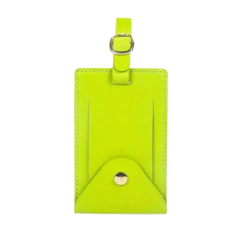 children's suitcase tag holder - Green