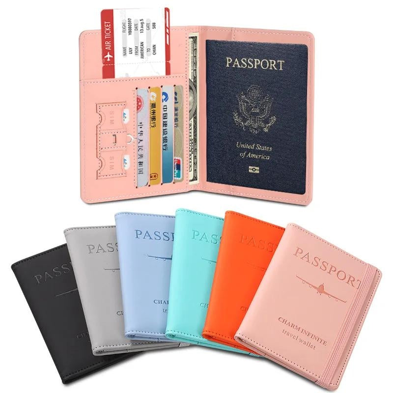 rfid protection wallet for women - Sky Blue - Turquoise - Pink - Black - Grey - Gray - Orange