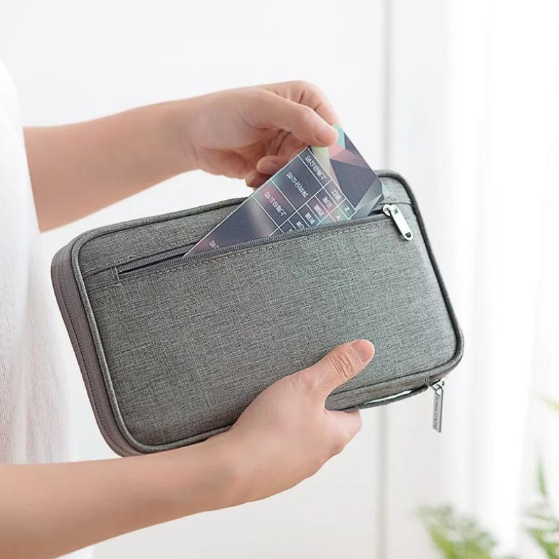 organizer wallet for men - Blue - Black - Grey - Gray