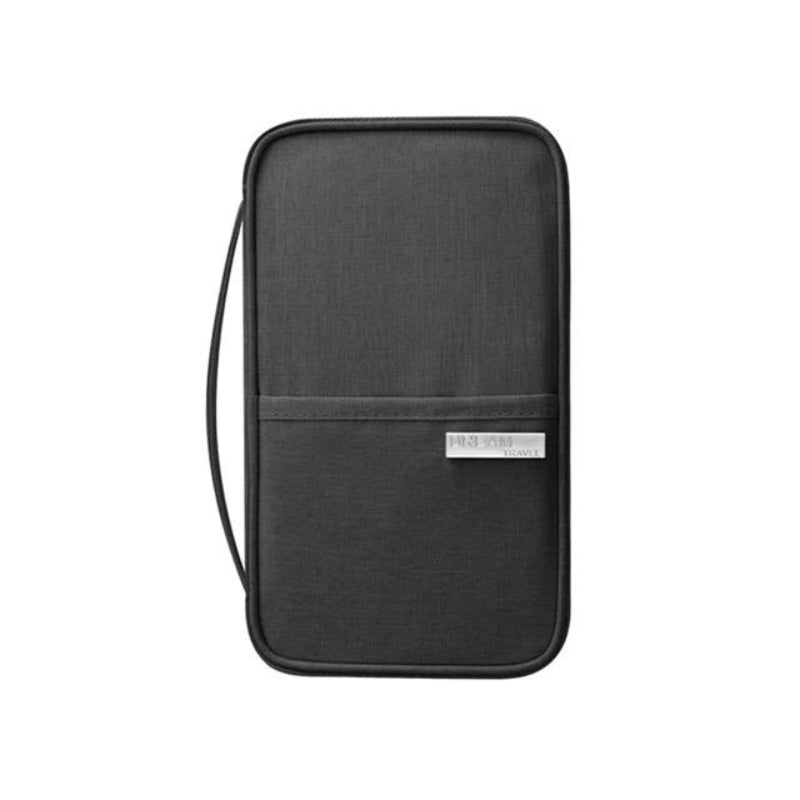 men's travel wallet - Black