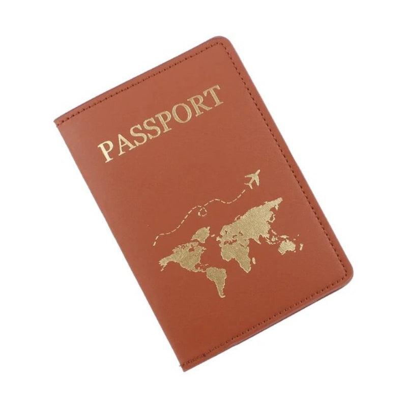 travel passport protection - Brown