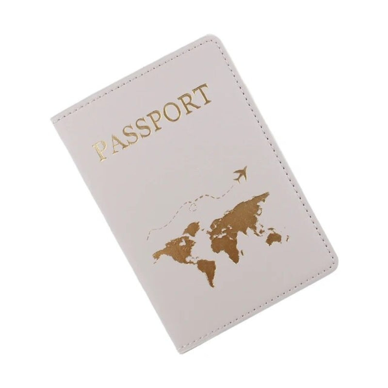 leather passport protection - Grey - Gray