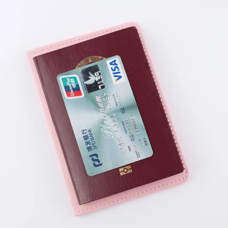 passport protection case - Green - Black - White - Grey - Gray - Pink - Brown - Blue - Purple