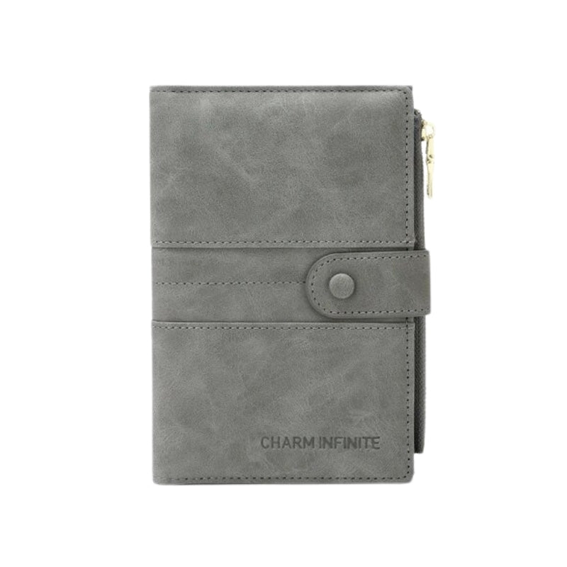 passport holder for women - Grey - Gray