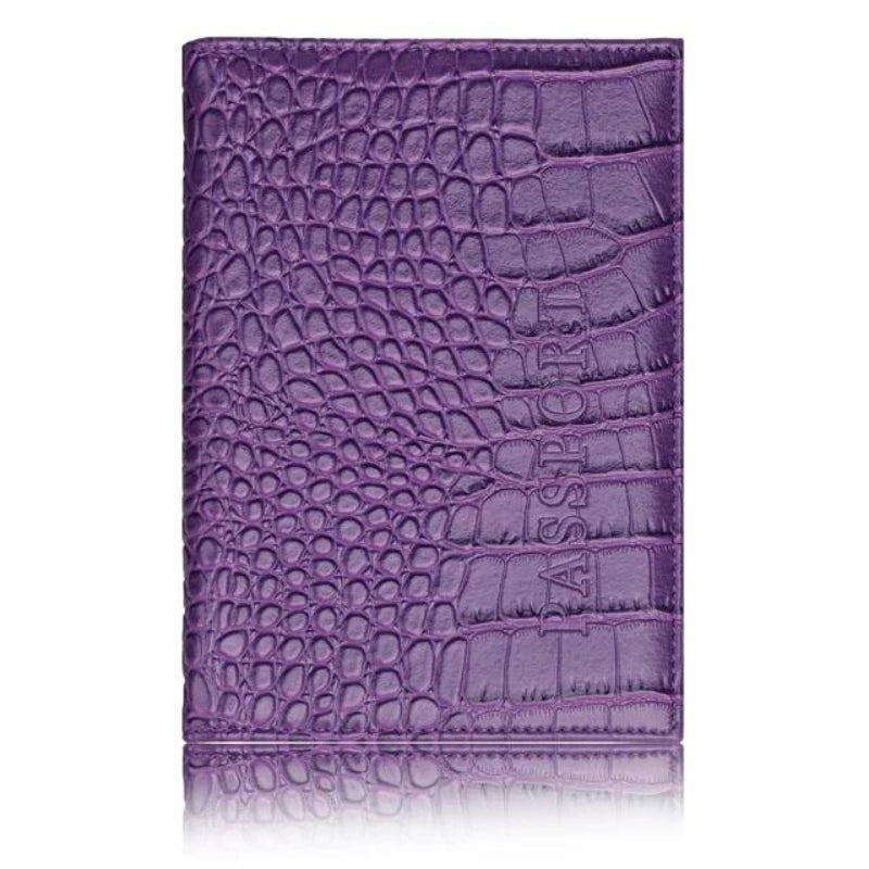 luxury passport holder - Purple