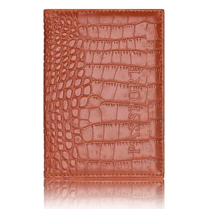 luxury passport holder - Brown