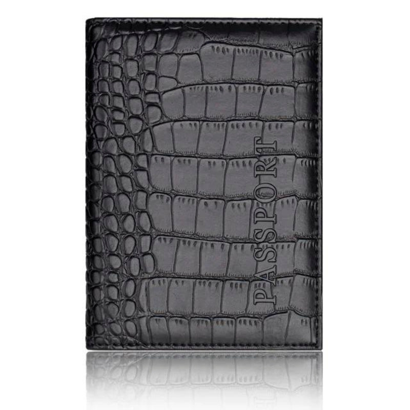 luxury passport holder - Black