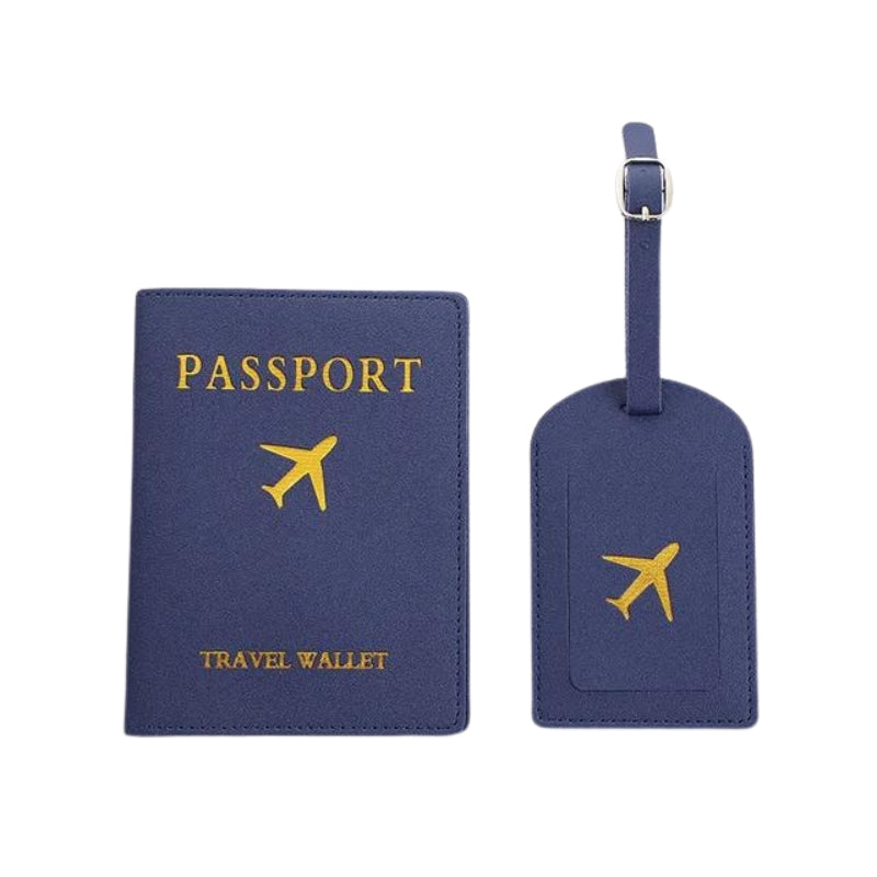 luxury passport protector - Blue