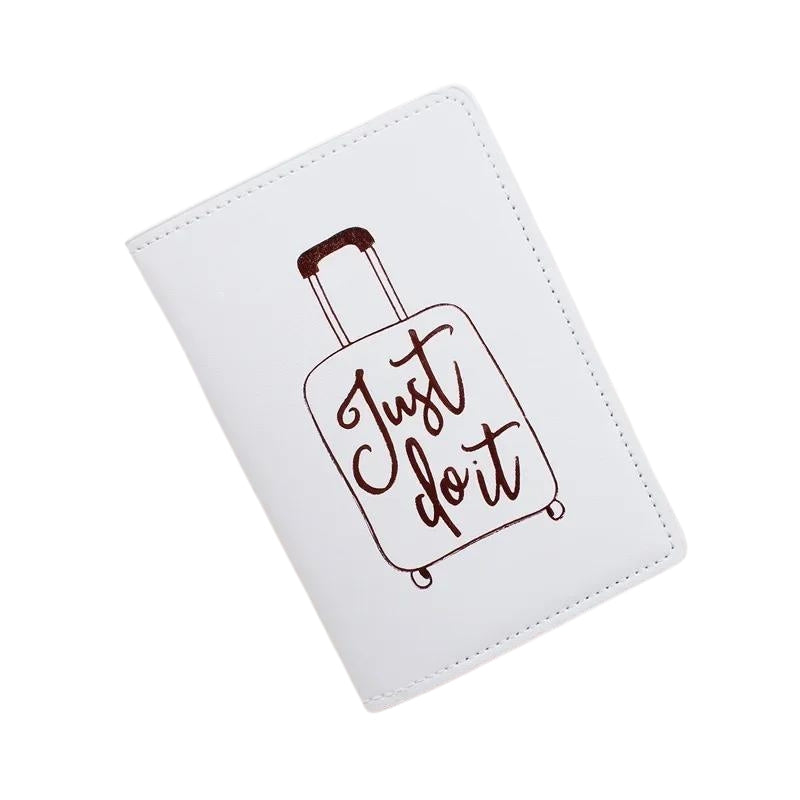 luxury women's passport holder - White