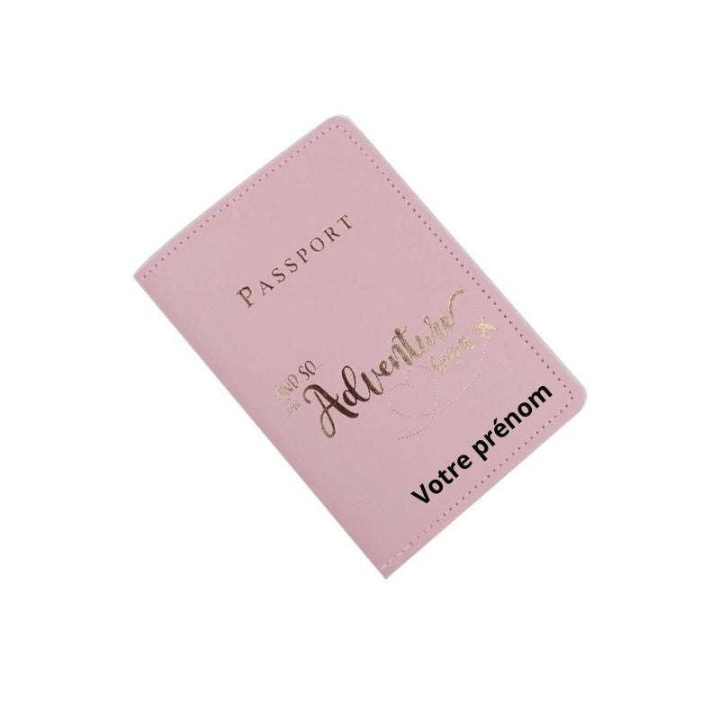 personalized name passport holder - Adventure Pattern - Model 4