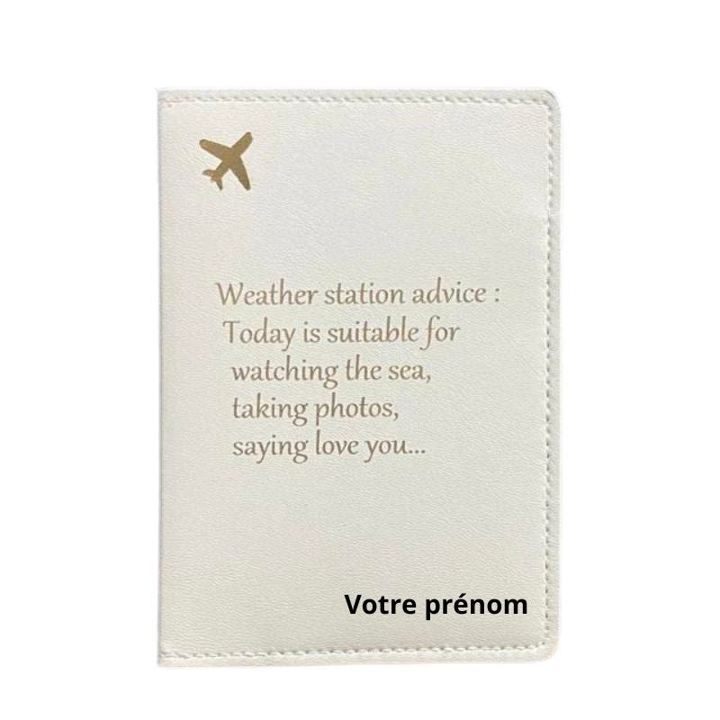 airplane passport protector - Plane Pattern - Model 3