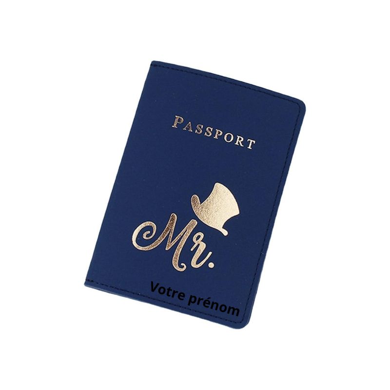 men's passport holder - Mrs Pattern - Model 3