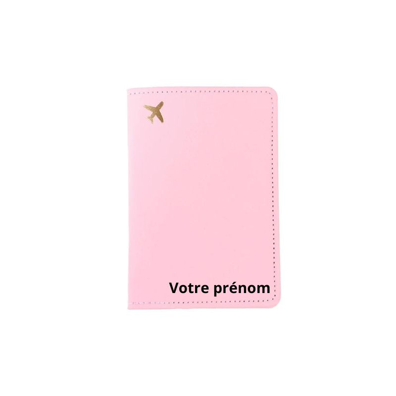 personalized passport sleeve - Plane Pattern - Model 2