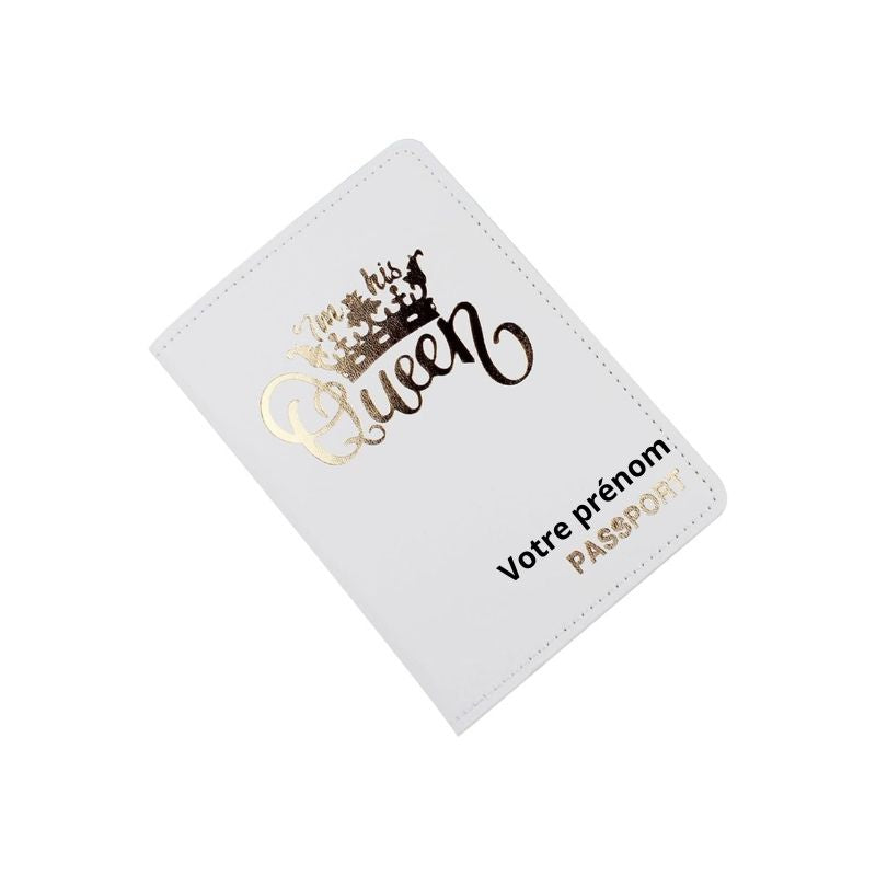 personalized name passport - Queen Pattern - Model 5