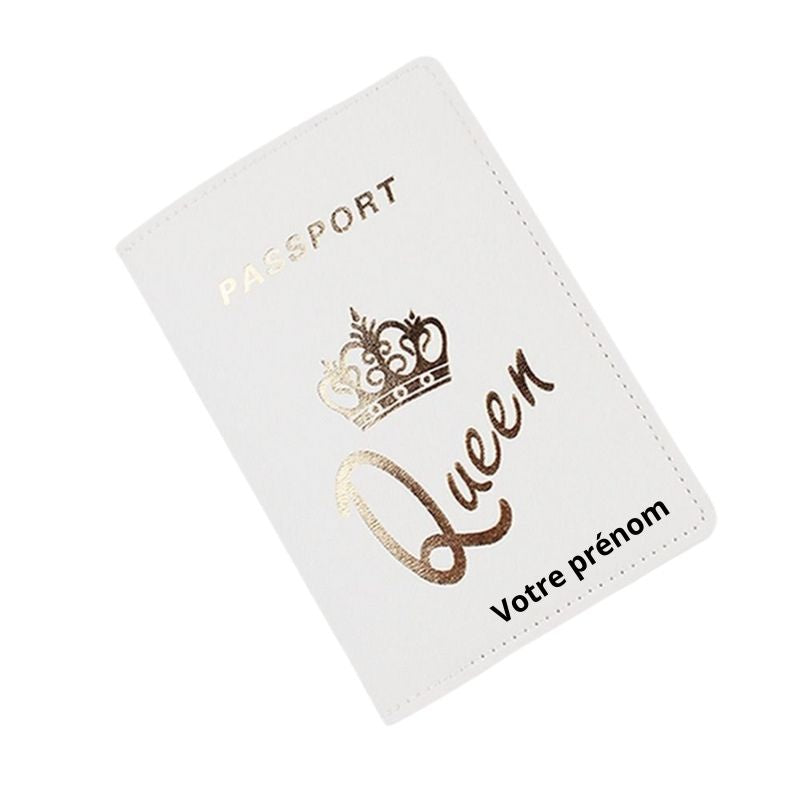 branded passport holder - Queen Pattern - Model 6