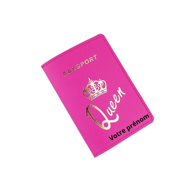 customizable passport holder - Queen Pattern - Model 1
