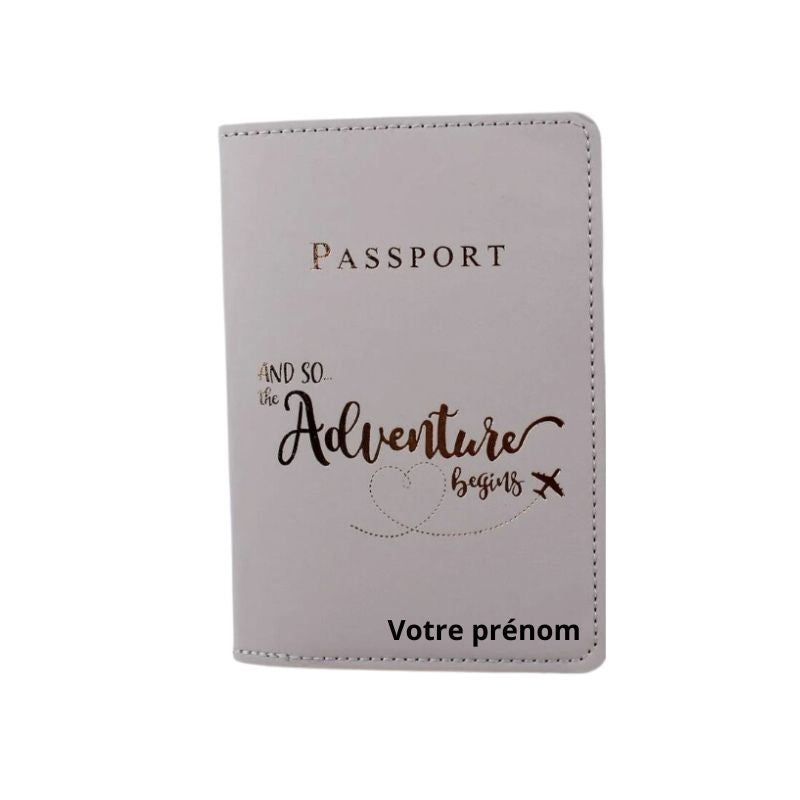 branded passport protector - Adventure Pattern - Model 5