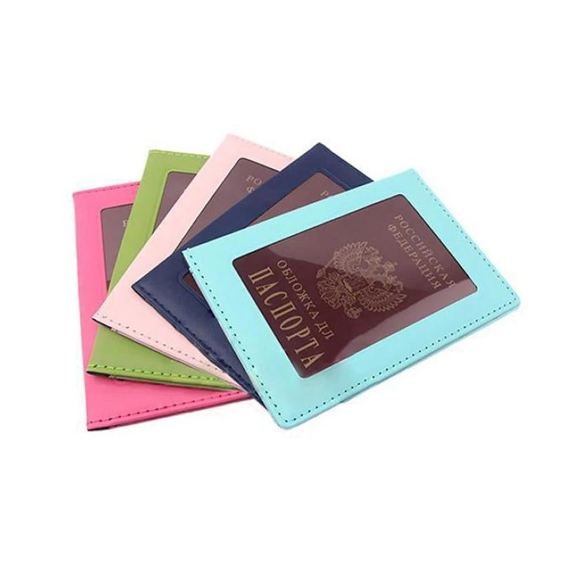 passport cover - Black - Textured Black - Light Brown - Dark Brown - Blue - Sky Blue - Pink - Fuchsia