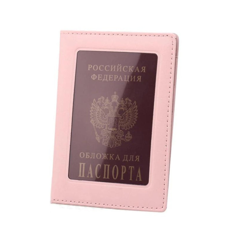 women's passport holder - Pink