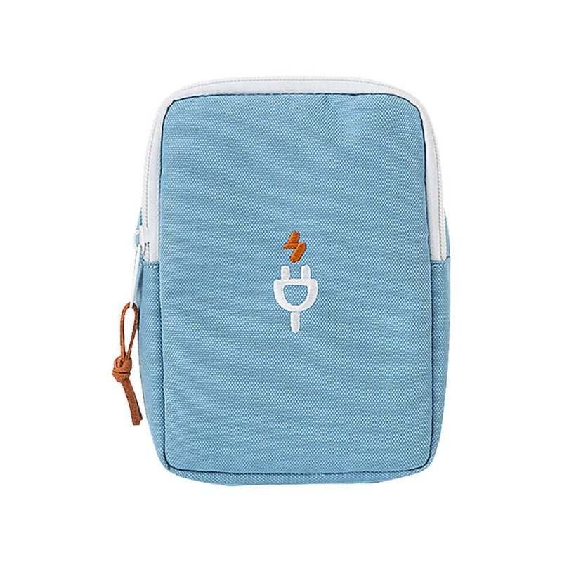 travel cable pouch - Blue