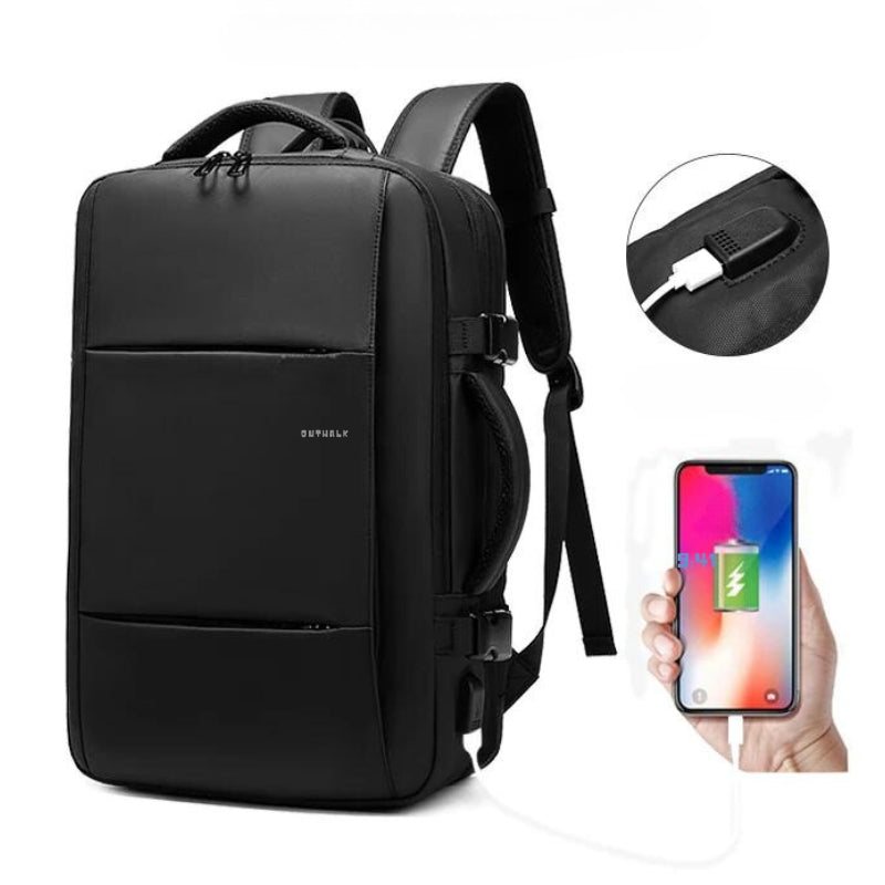 expandable backpack - Black - Grey - Gray - Blue - Green