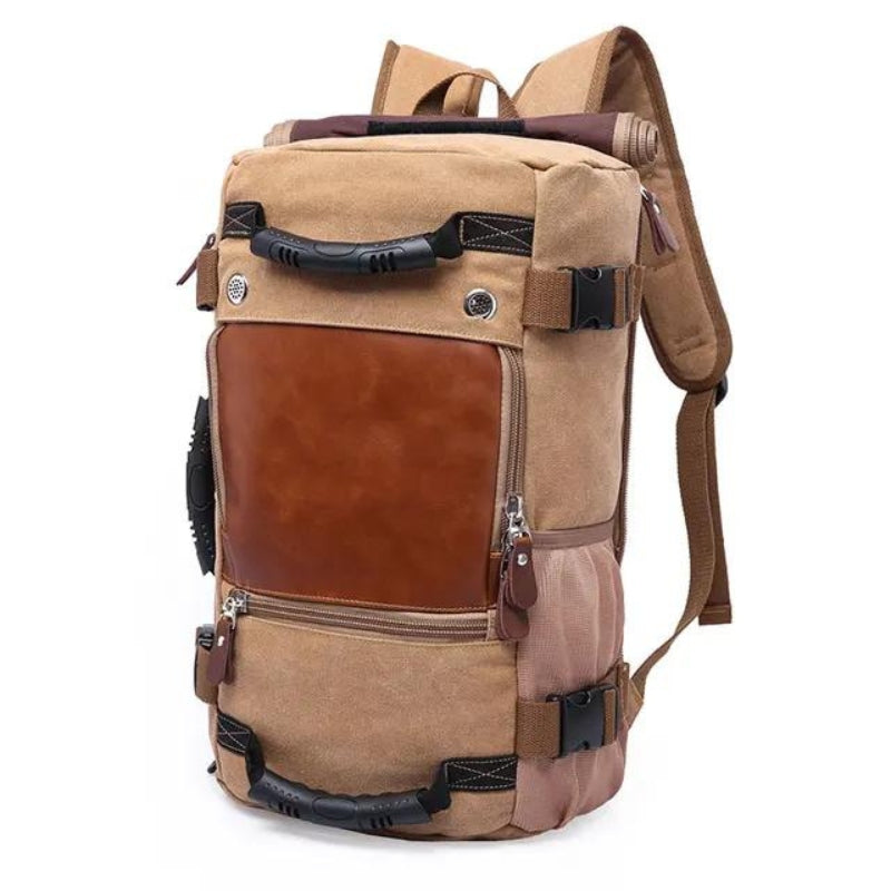 large vintage travel bag - Khaki