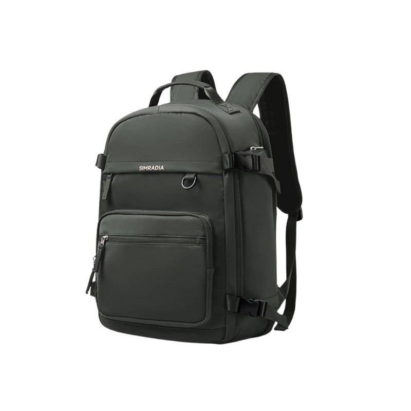 trendy backpack for women - Expandable Dark Green
