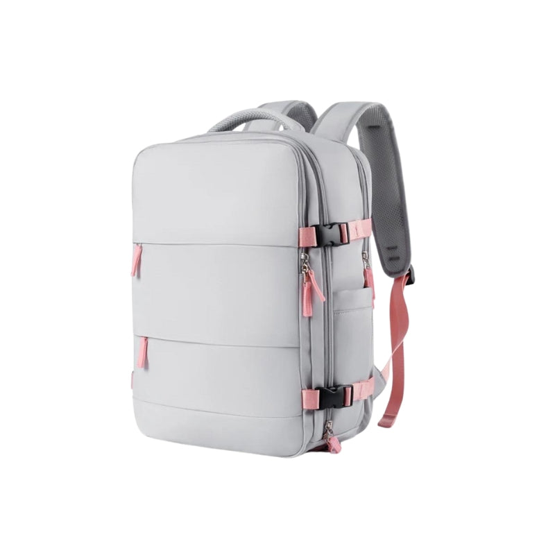 brand laptop backpack women - Expandable Grey - Expandable Gray