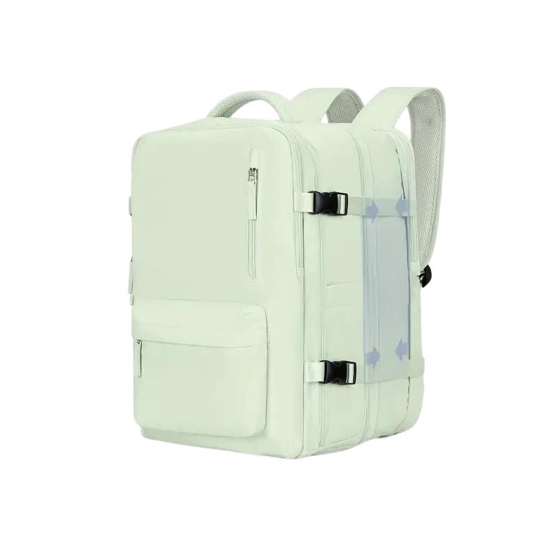 large volume women's backpack - Expandable Green