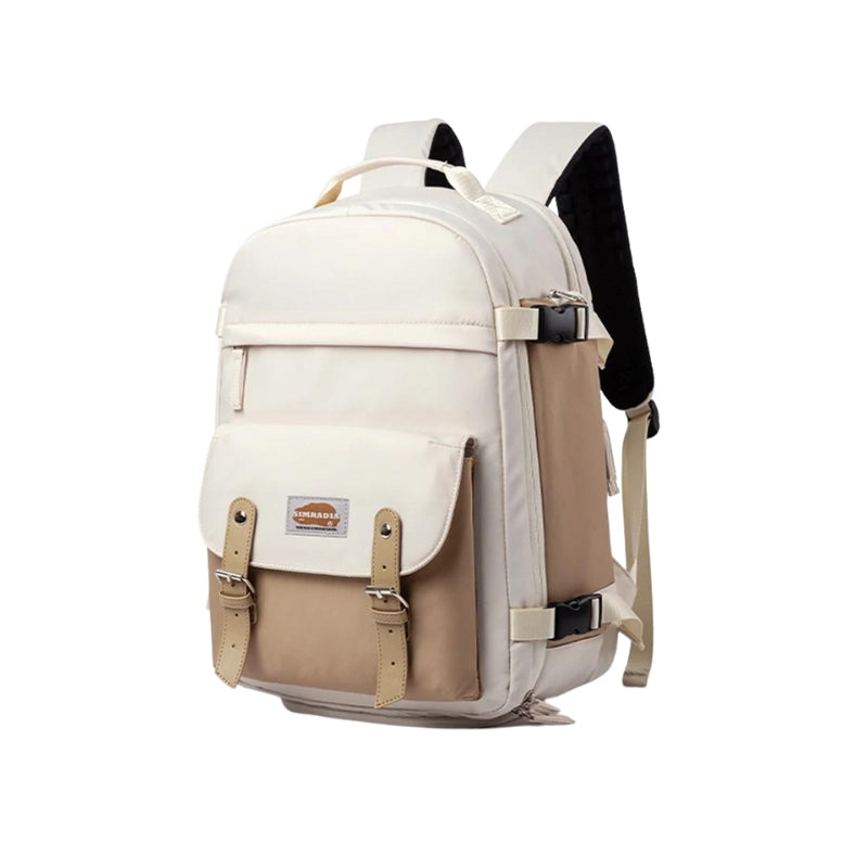high capacity women's backpack - Brown 1