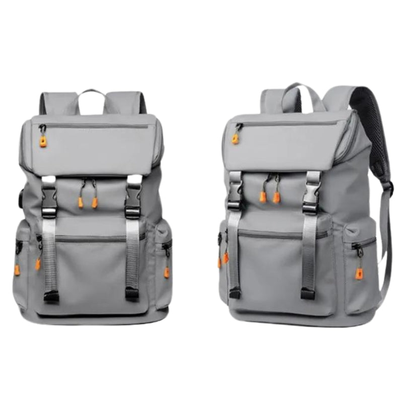 waterproof bag two bags aligned - Grey - Gray