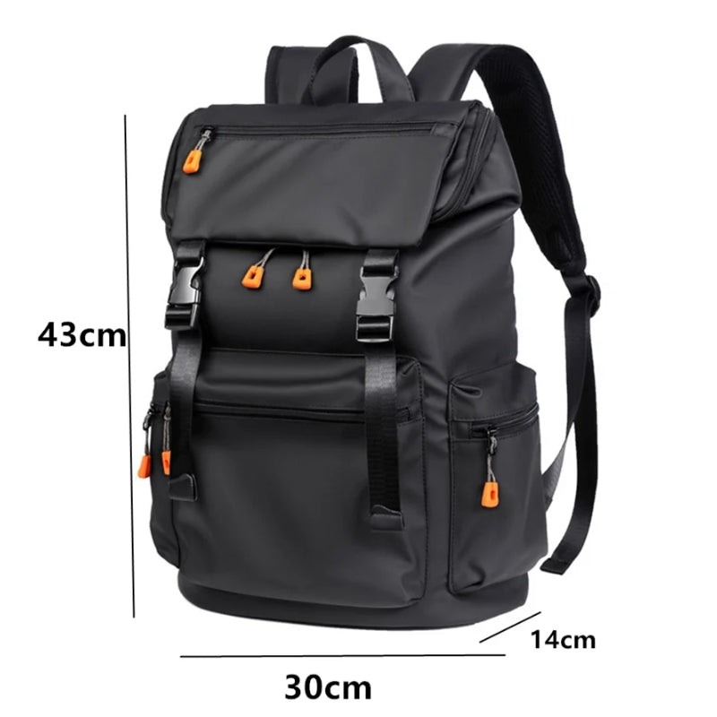 waterproof bag close up zip closure - Black - Grey - Gray
