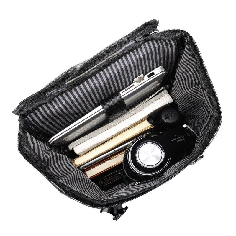 waterproof motorcycle backpack - Black - Grey - Gray