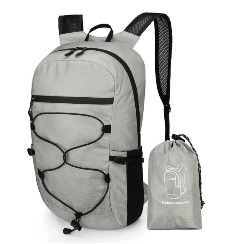 small waterproof backpack for women - Light grey - Light gray