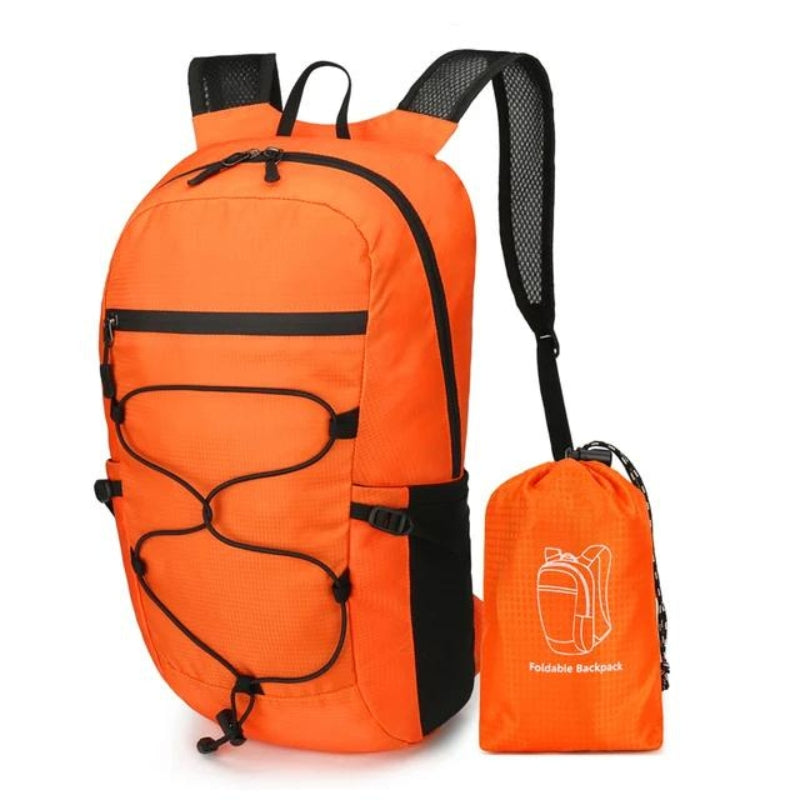 foldable and waterproof backpack - Orange