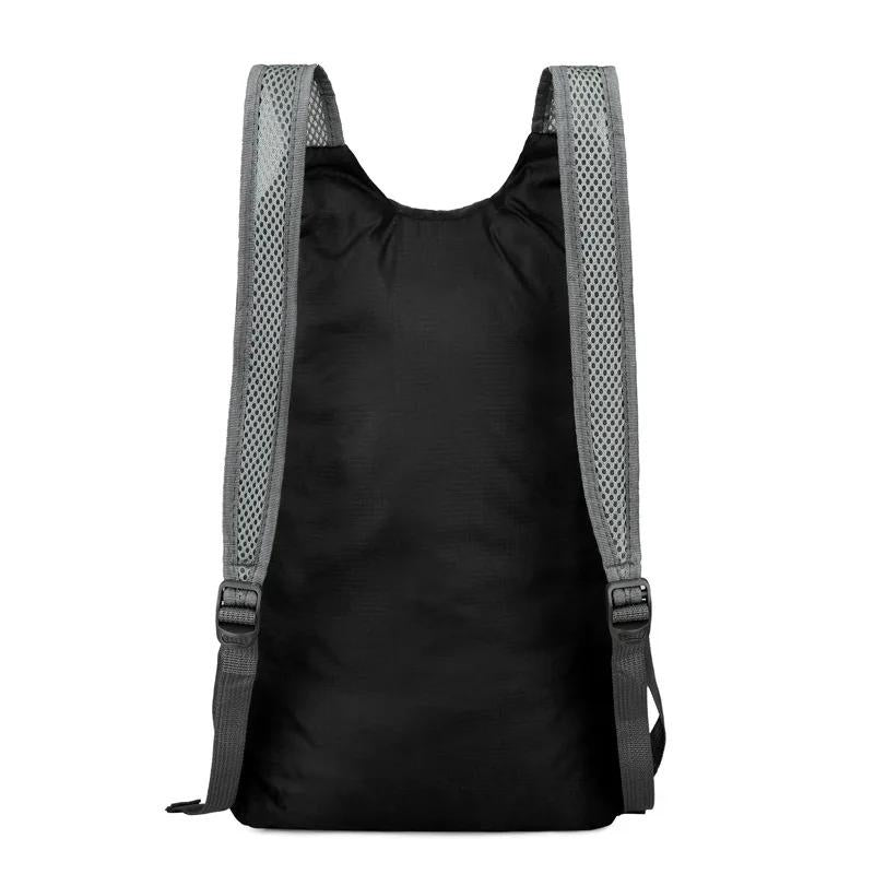 lightweight foldable nylon backpack - Black 1 - Black 2 - Blue - Fuchsia - Grey - Gray - Sky Blue - Neon green