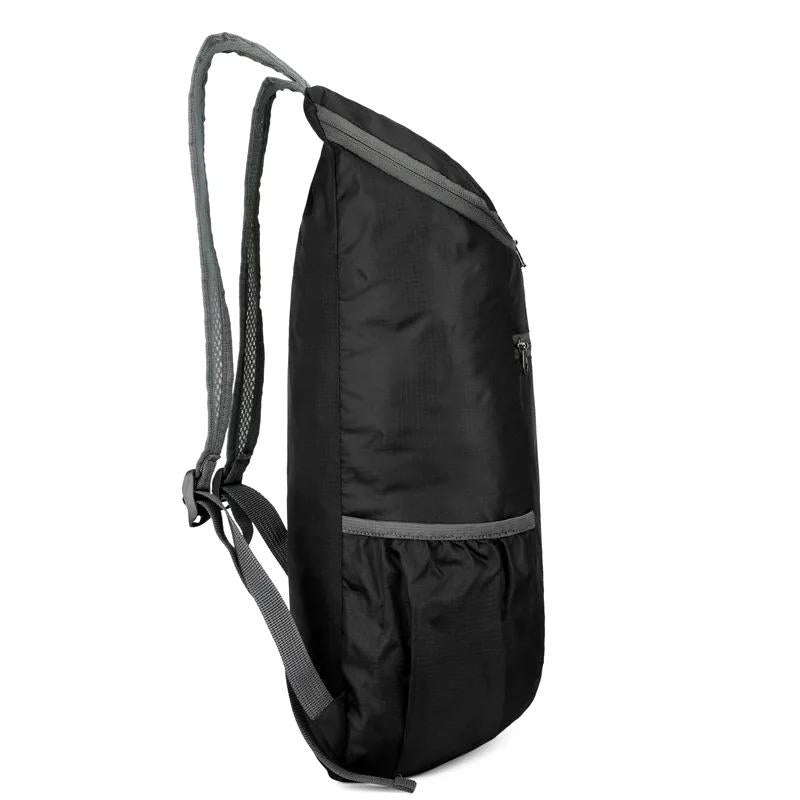 ultra lightweight folding backpack - Black 1 - Black 2 - Blue - Fuchsia - Grey - Gray - Sky Blue - Neon green
