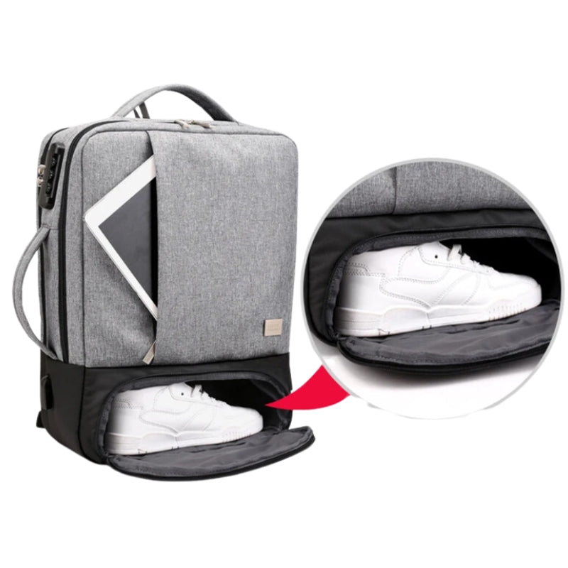 anti-theft laptop backpack - Black - Blue - Grey - Gray