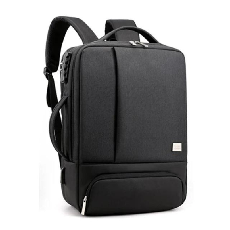 anti-theft laptop backpack - Black