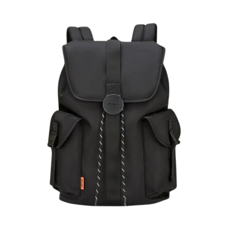 trendy laptop backpack men - Black