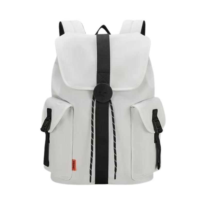trendy laptop backpack - White