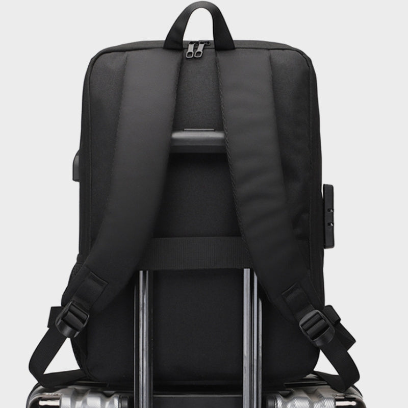security backpack back of bag - Grey - Gray - Black - Blue