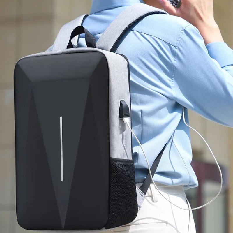 security backpack - Grey - Gray - Black - Blue