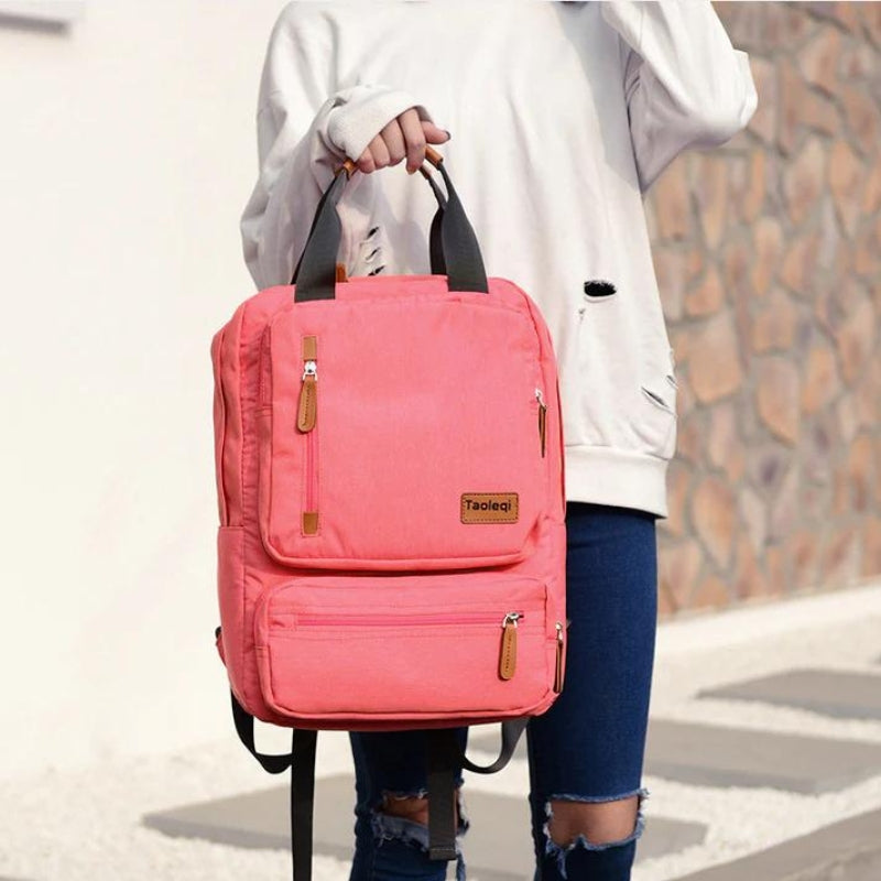 canvas backpack - Black - Sky Blue - Blue - Light Grey - Light Gray - Dark Grey - Dark Gray - Pink