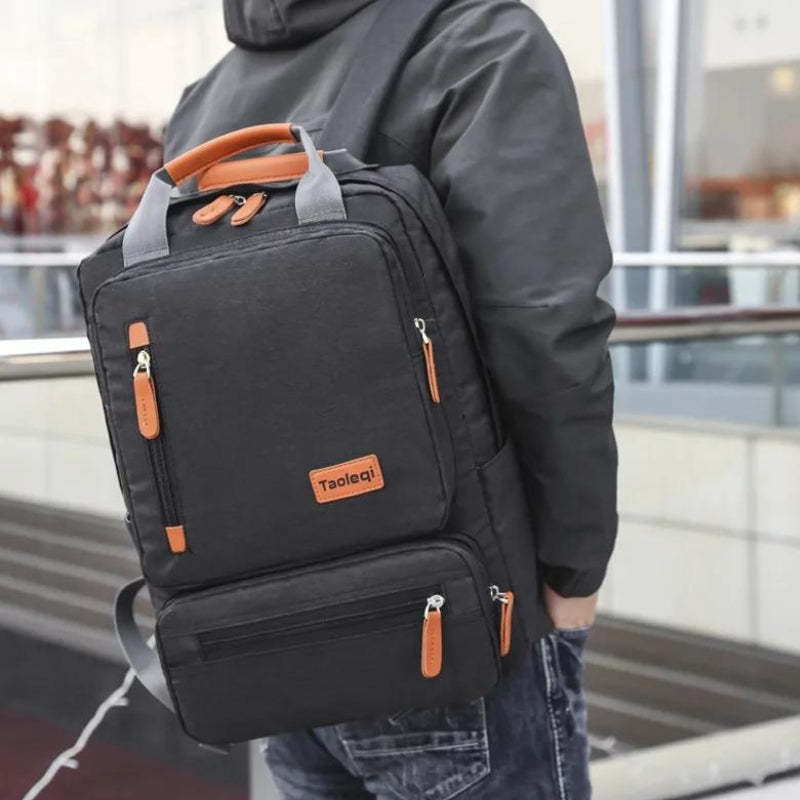 canvas backpack - Black - Sky Blue - Blue - Light Grey - Light Gray - Dark Grey - Dark Gray - Pink