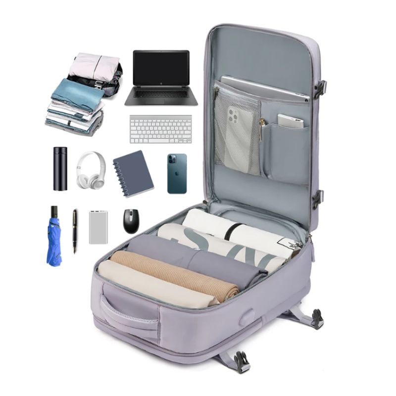 cabin travel backpack - Lavender - Black - Grey - Gray - Green - Army Green