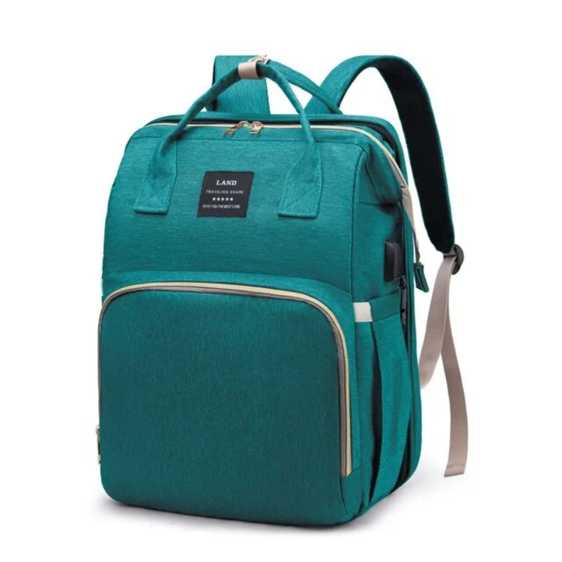 baby diaper backpack - Green